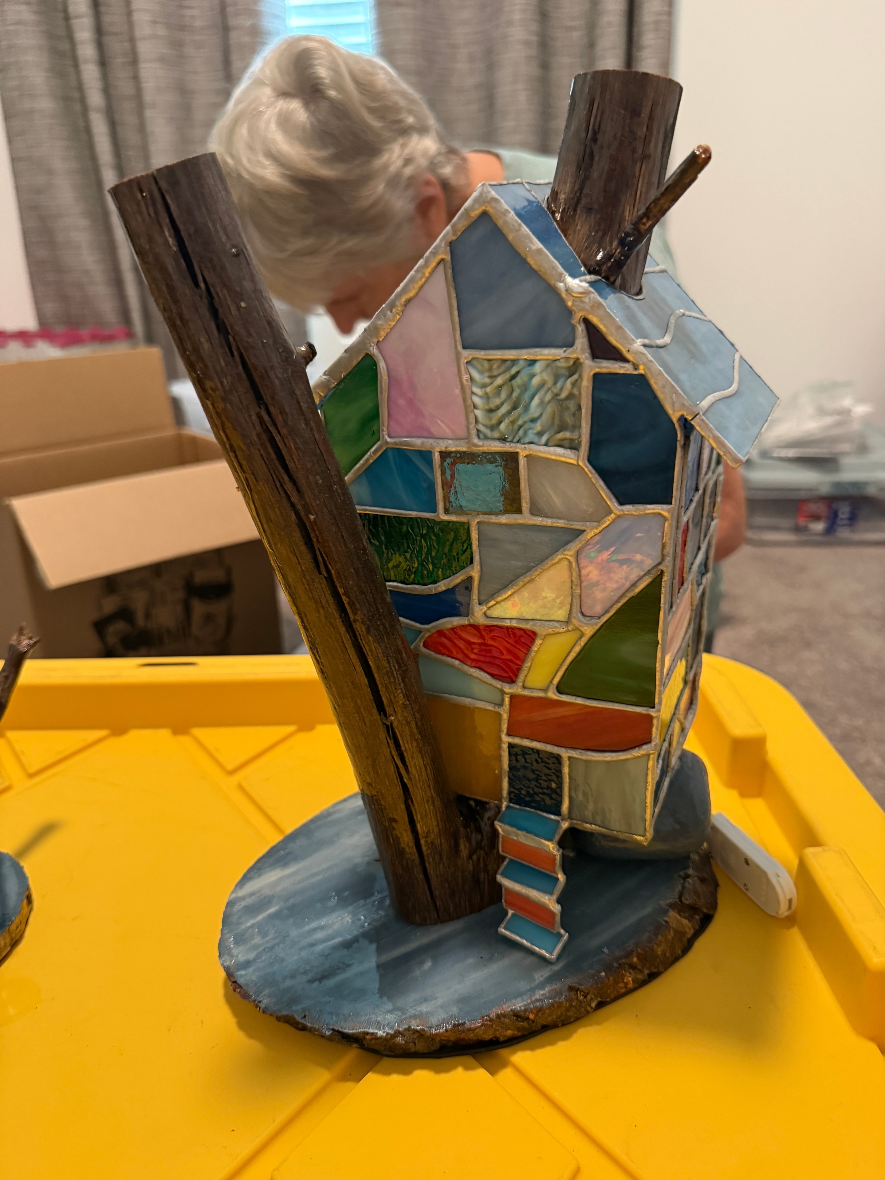Mosaic Birdhouse